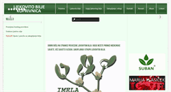 Desktop Screenshot of ljekovito-bilje.com.hr